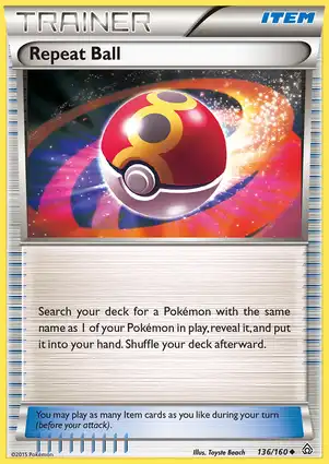 Repeat Ball 136/160 Primal Clash