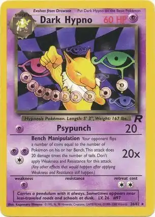 Dark Hypno 26/82 Team Rocket