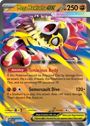 Mega Hawlucha ex 116/217 Ascended Heroes