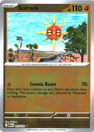 Solrock 075/132 Mega Evolution