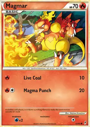 Magmar 62/95 Call of Legends