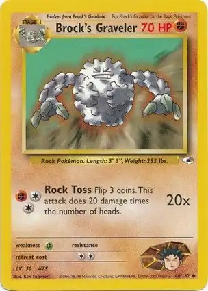 Brock's Graveler 40/132 Gym Heroes