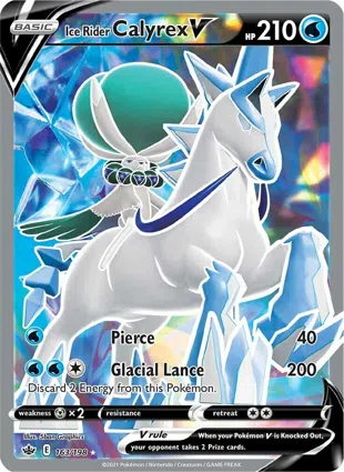 Ice Rider Calyrex V 163/198 Chilling Reign