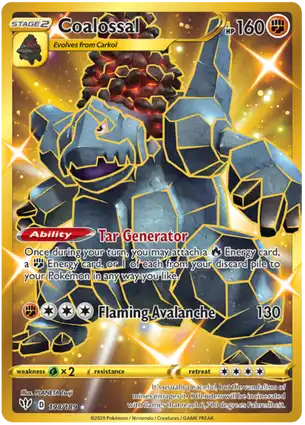 Coalossal 198/189 Darkness Ablaze
