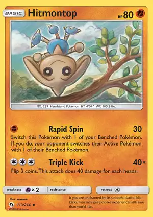 Hitmontop 113/214 Lost Thunder