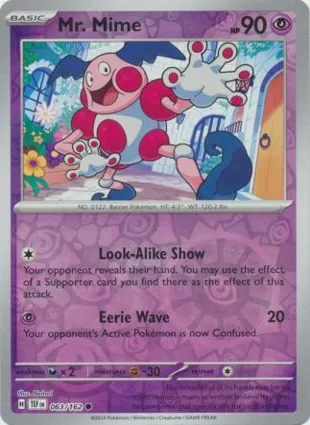 Mr. Mime 063/162 Temporal Forces