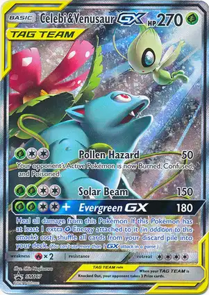 Celebi & Venusaur GX SM167 Sun & Moon Promos