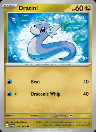 Dratini 147/165 Scarlet & Violet 151