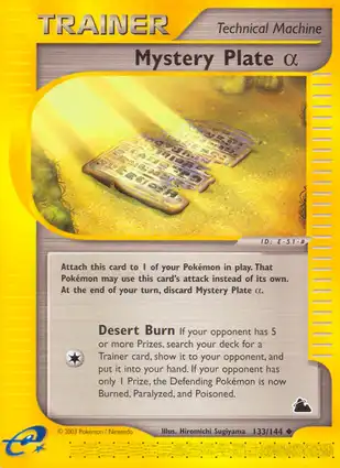 Mystery Plate 133/144 Skyridge