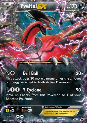 Yveltal EX XY08 XY Promos