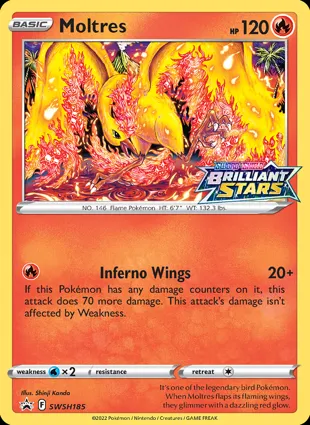 Moltres SWSH185 Sword & Shield Promos