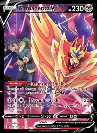 Zamazenta V TG22/TG30 Astral Radiance