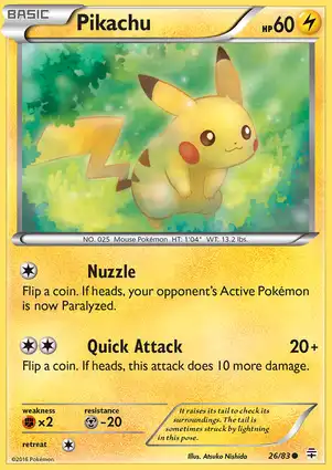 Pikachu 26/83 Generations