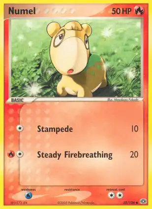 Numel 58/106 EX Emerald