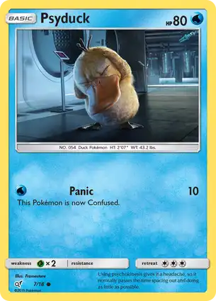 Psyduck 7/18 Detective Pikachu