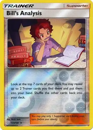 Bill's Analysis 133/181 Team Up