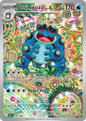 Seismitoad 105/086 Black Bolt