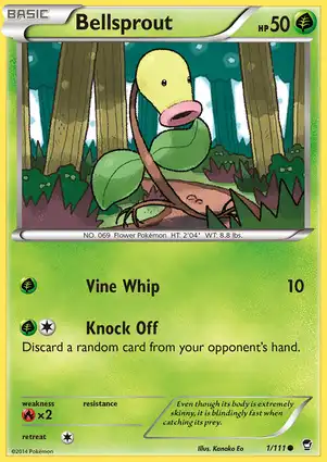 Bellsprout 1/111 Furious Fists