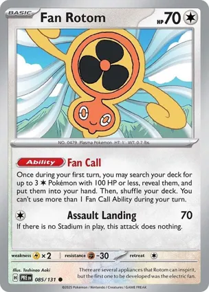 Fan Rotom 085/131 Prismatic Evolutions