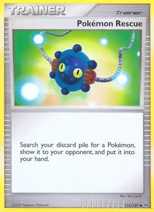Pokémon Rescue 115/127 Platinum