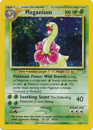Meganium 11/111 Neo Genesis