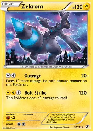 Zekrom 51/113 Legendary Treasures