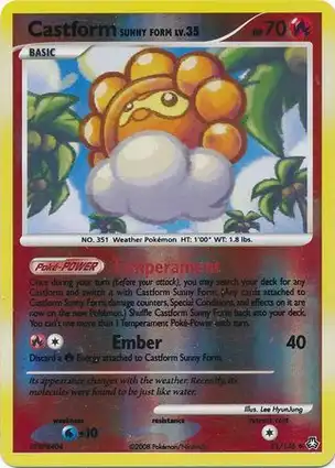 Castform Sunny Form 51/146 Legends Awakened