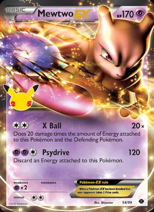 Mewtwo-EX 54/99 Celebrations
