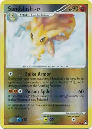 Sandslash 61/123 Mysterious Treasures