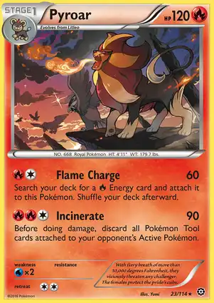 Pyroar 23/114 Steam Siege
