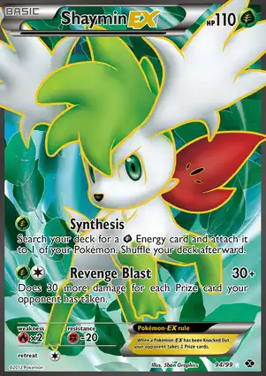 Shaymin-EX 94/99 Next Destinies