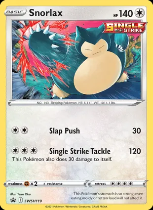 Snorlax SWSH119 Sword & Shield Promos