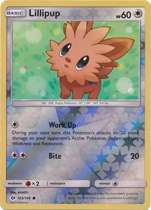 Lillipup 103/149 Sun & Moon
