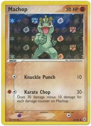 Machop 64/101 EX Hidden Legends
