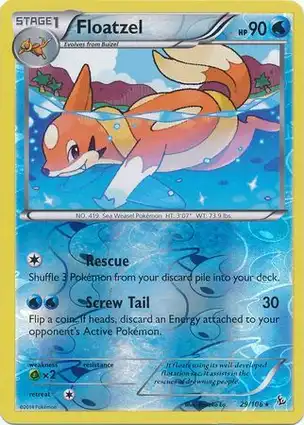Floatzel 29/106 Flashfire