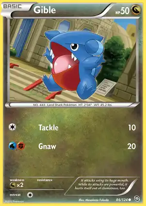 Gible 86/124 Dragons Exalted