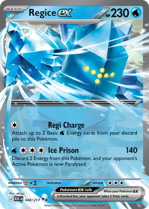 Regice ex 048/217 Ascended Heroes
