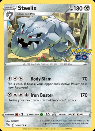 Steelix 044/078 Pokémon GO