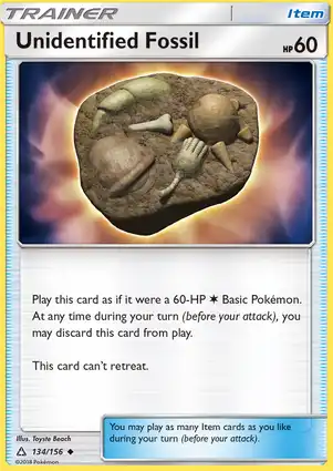 Unidentified Fossil 134/156 Ultra Prism
