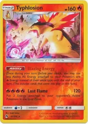Typhlosion 42/214 Lost Thunder