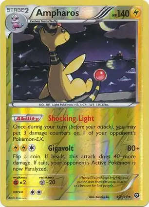 Ampharos 40/114 Steam Siege