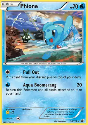 Phione 36/113 Legendary Treasures