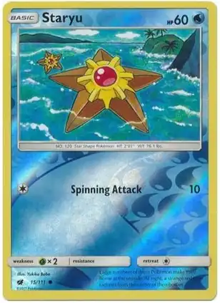 Staryu 15/111 Crimson Invasion