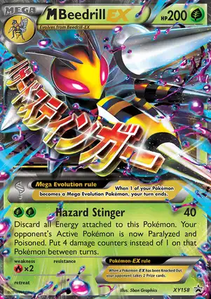 Mega Beedrill EX XY158 XY Promos