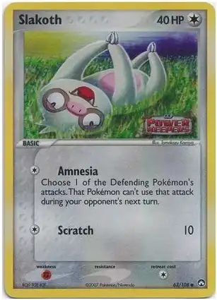 Slakoth 63/108 EX Power Keepers