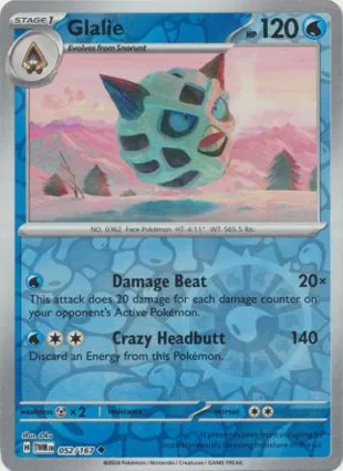 Glalie 052/167 Twilight Masquerade