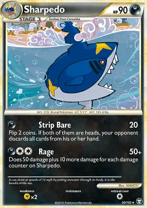 Sharpedo 30/102 Triumphant