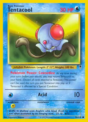 Tentacool 96/110 Legendary Collection