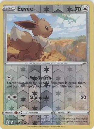 Eevee 125/203 Evolving Skies