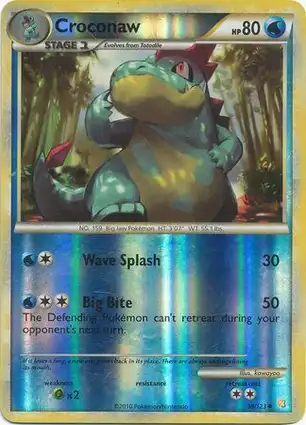 Croconaw 38/123 HeartGold & SoulSilver